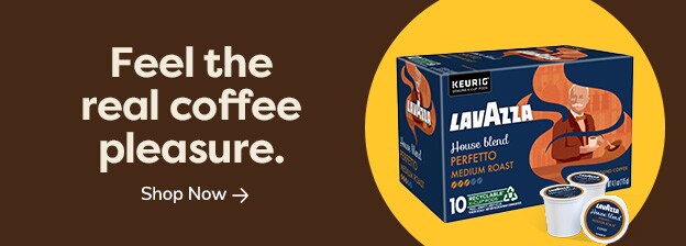 Feel the real coffee pleasure