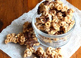 bowl of cheerios chocolate bark