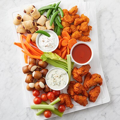 Chicken Wing Snack Board Recipe