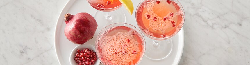 Pomegranate French 75 Cocktail Recipe 