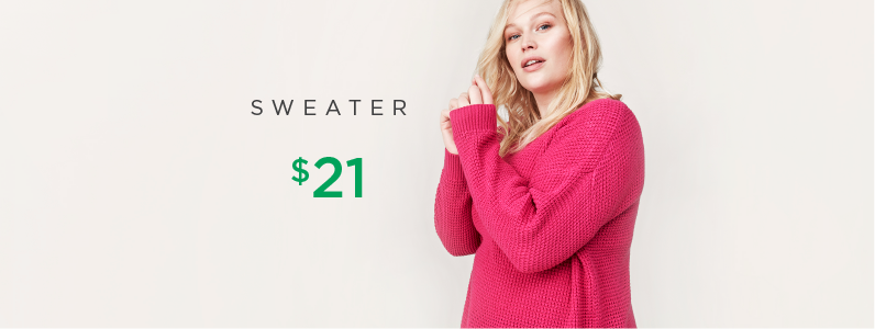 woman in pink sweater