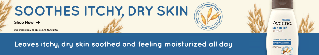 Shop aveeno to soothe itchy dry skin