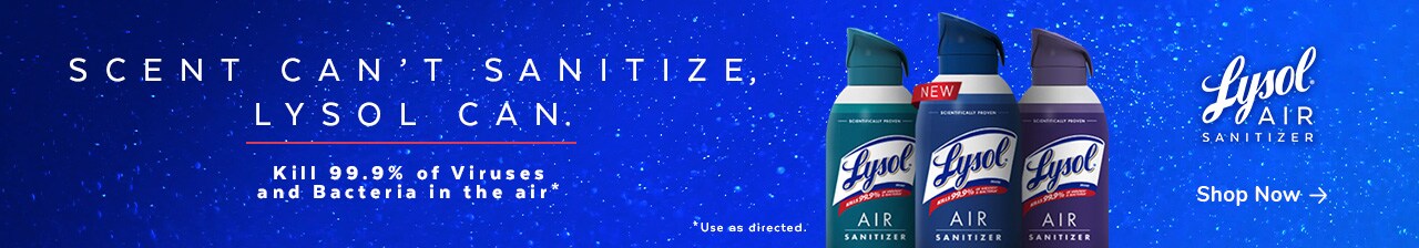 Scent Can’t Sanitize, Lysol Can.