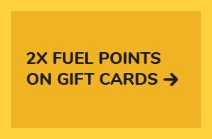 2X on Gift Cards