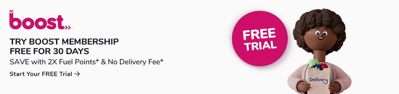 Try Boost Membership Free for 30 Days