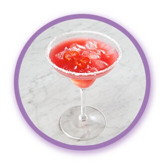 Smokin’ Hot Berry and Pomegranate Margaritas