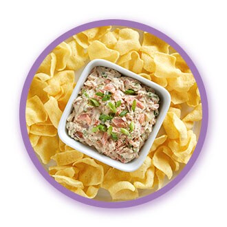 Teriyaki Salmon Dip with Lentil Chips