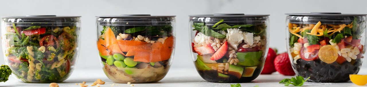 Jars of fruits and vegetables Jars of fruits and vegetables
