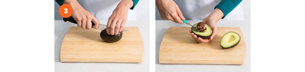 Cut avocado Cut avocado