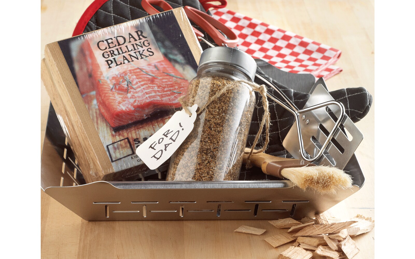 Grilling supplies for dad