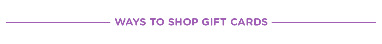 ways to shop
